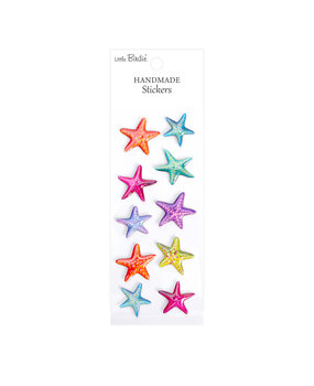 Little Birdie Handmade Resin Stickers Rainbow Starfish (6 packs x 10pcs) (CR109795)