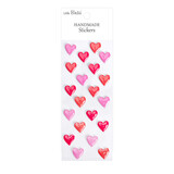 Little Birdie Handmade Resin Stickers Rosy Red Hearts (6 packs x 20pcs) (CR109817)