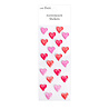 Little Birdie Handmade Resin Stickers Rosy Red Hearts (6 packs x 20pcs) (CR109817)