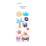 Little Birdie Handmade Resin Stickers Vacation Time (6 packs x 9pcs) (CR109807)