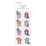 Little Birdie Handmade Stickers Birdhouse Sparkle (6 packs x 8pcs) (CR110498)