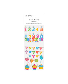 Little Birdie Handmade Stickers Birthday Bash (6 packs x 22pcs) (CR83963)