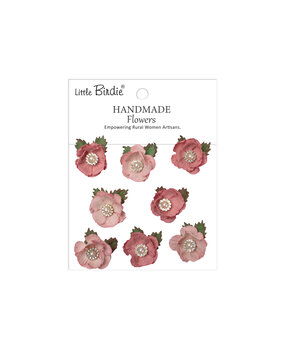Little Birdie Handmade Flowers Butter Cup Pink Passion (6 packs x 8pcs) (CR109914)
