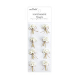 Little Birdie Handmade Flowers Bouquet Ivory Pearl (6 packs x 8pcs) (CR103266)