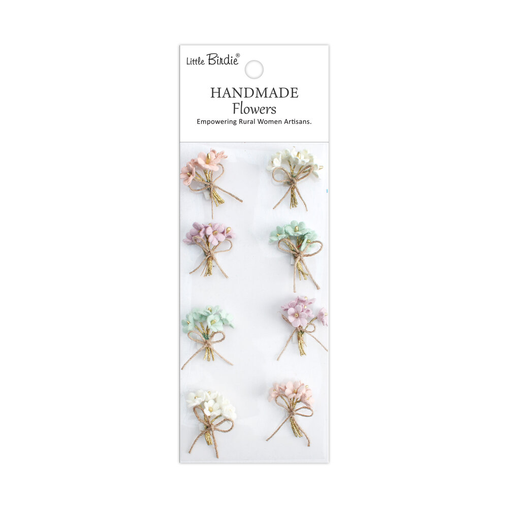 Little Birdie Handmade Flowers Bouquet Fairy Garden (6 packs x 8pcs) (CR103269) Little Birdie Handmade Flowers Bouquet Fairy Garden (6 packs x 8pcs) (CR103269)