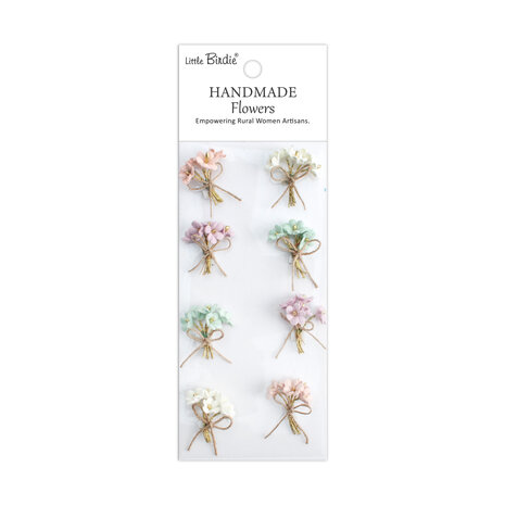 Little Birdie Handmade Flowers Bouquet Fairy Garden (6 packs x 8pcs) (CR103269) Little Birdie Handmade Flowers Bouquet Fairy Garden (6 packs x 8pcs) (CR103269)