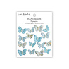 Little Birdie Handmade Butterflies Pearly Flutter Blue Symphony (6 packs x 16pcs) (CR110291)