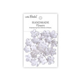 Little Birdie Handmade Flowers Pearl Petites Frosty White (6 packs x 30pcs) (CR109948)
