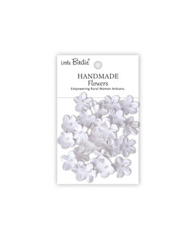 Little Birdie Handmade Flowers Pearl Petites Frosty White (6 packs x 30pcs) (CR109948) Little Birdie Handmade Flowers Pearl Petites Frosty White (6 packs x 30pcs) (CR109948)