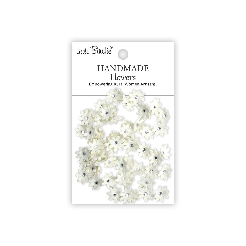 Little Birdie Handmade Flowers Micro Jewlled Florettes Ivory Pearl (6 packs x 60pcs) (CR109980) Little Birdie Handmade Flowers Micro Jewlled Florettes Ivory Pearl (6 packs x 60pcs) (CR109980)