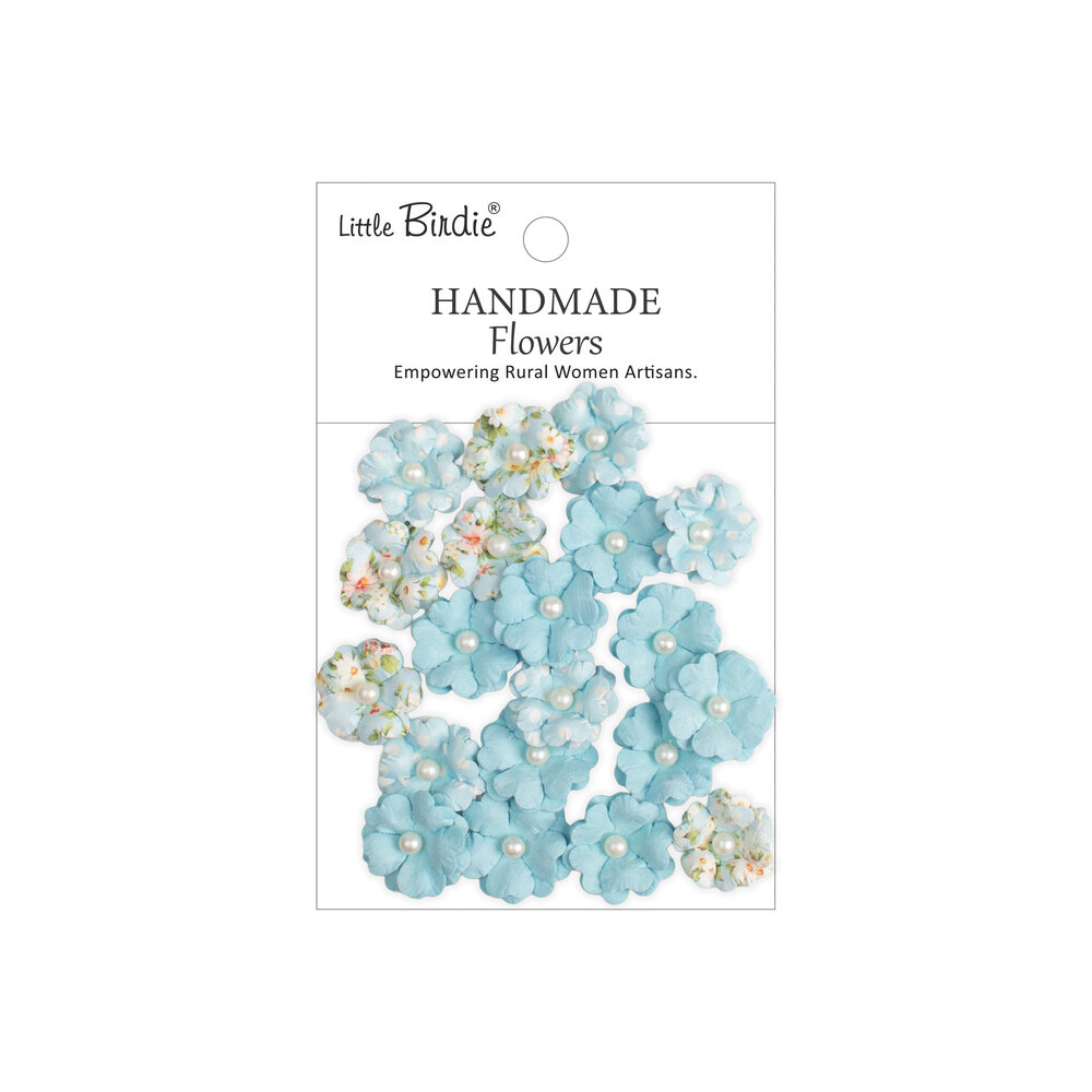 Little Birdie Handmade Flowers Lucile Blue Symphony (6 packs x 20pcs) (CR110146) Little Birdie Handmade Flowers Lucile Blue Symphony (6 packs x 20pcs) (CR110146)