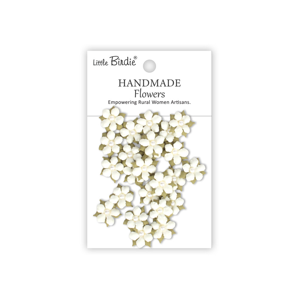 Little Birdie Handmade Flowers Elira Ivory Pearl (6 packs x 24pcs) (CR103059) Little Birdie Handmade Flowers Elira Ivory Pearl (6 packs x 24pcs) (CR103059)