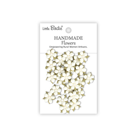 Little Birdie Handmade Flowers Elira Ivory Pearl (6 packs x 24pcs) (CR103059) Little Birdie Handmade Flowers Elira Ivory Pearl (6 packs x 24pcs) (CR103059)
