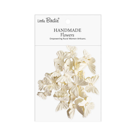 Little Birdie Handmade Flowers Dreamy Flutter Ivory Pearl (6 packs x 20pcs) (CR110464) Little Birdie Handmade Flowers Dreamy Flutter Ivory Pearl (6 packs x 20pcs) (CR110464)