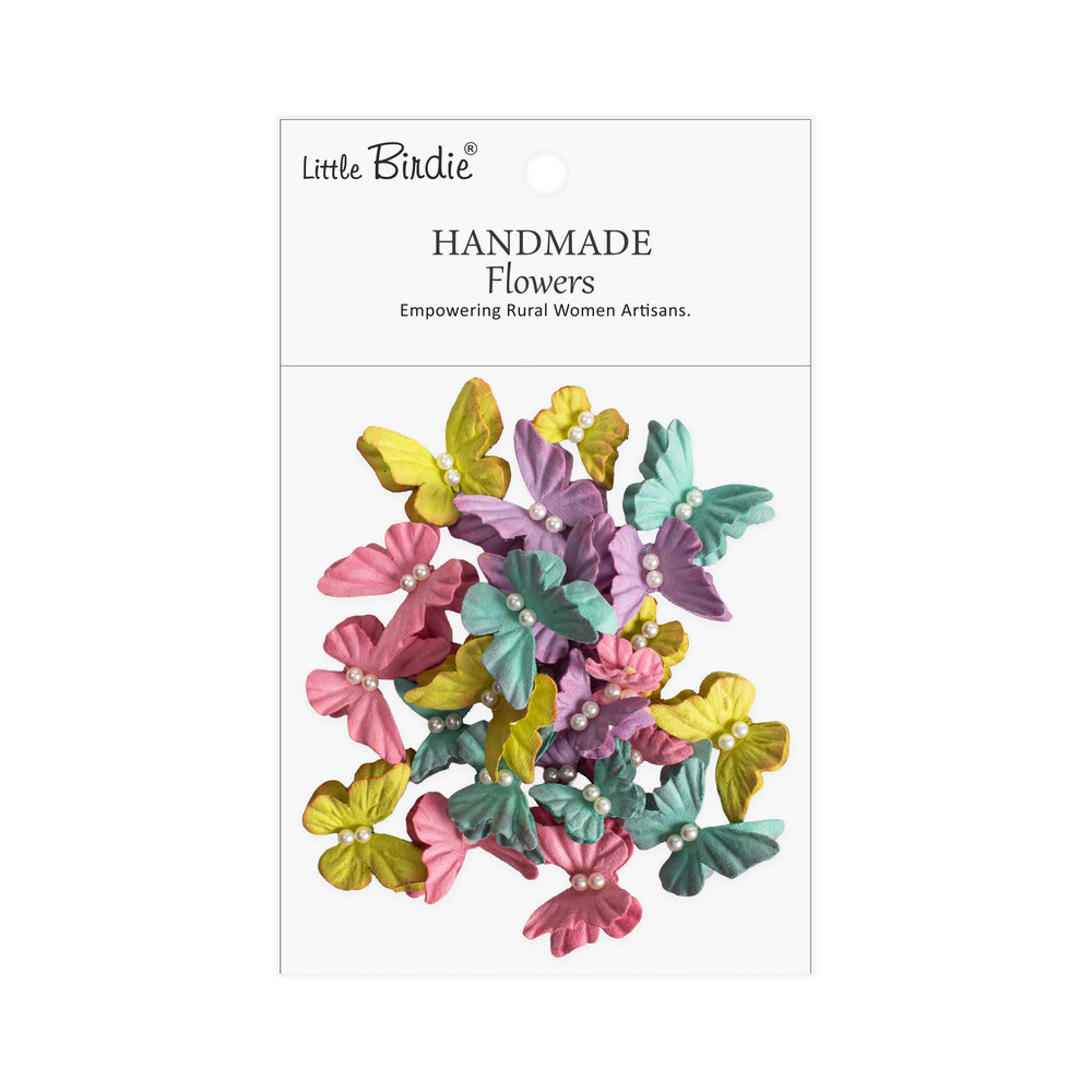 Little Birdie Handmade Flowers Dreamy Flutter Forest Blossom (6 packs x 20pcs) (CR110461) Little Birdie Handmade Flowers Dreamy Flutter Forest Blossom (6 packs x 20pcs) (CR110461)