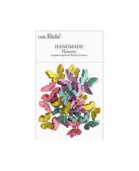 Little Birdie Handmade Flowers Dreamy Flutter Forest Blossom (6 packs x 20pcs) (CR110461)