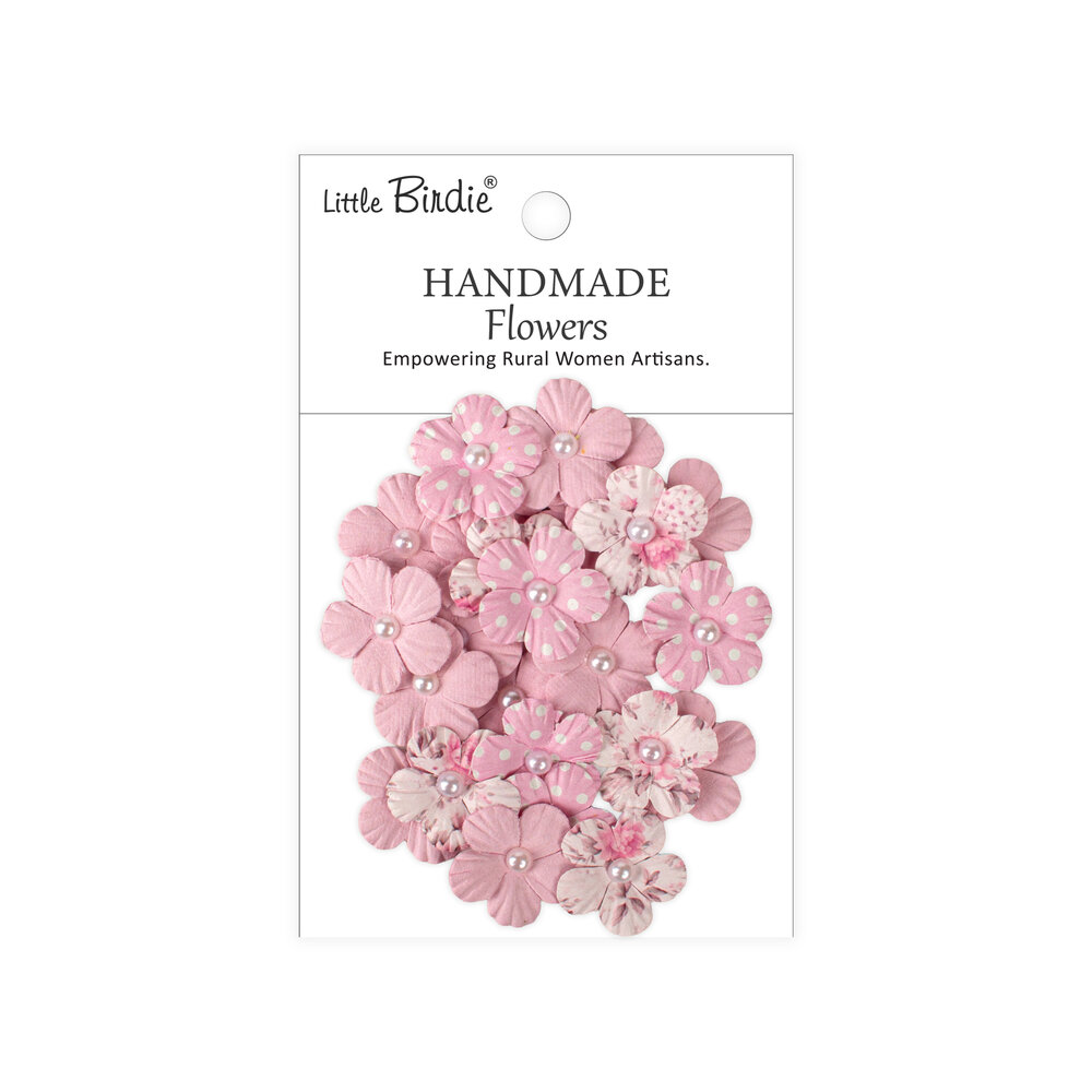 Little Birdie Handmade Printed Paper Flowers Polly Pink Symphony (6 packs x 25pcs) (CR110506) Little Birdie Handmade Printed Paper Flowers Polly Pink Symphony (6 packs x 25pcs) (CR110506)