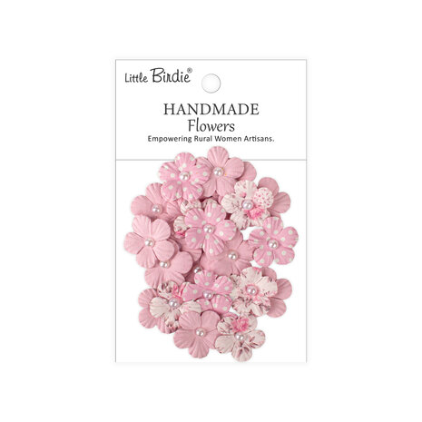 Little Birdie Handmade Printed Paper Flowers Polly Pink Symphony (6 packs x 25pcs) (CR110506) Little Birdie Handmade Printed Paper Flowers Polly Pink Symphony (6 packs x 25pcs) (CR110506)