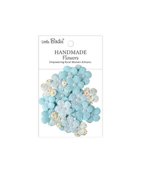 Little Birdie Handmade Printed Paper Flowers Polly Blue Symphony (6 packs x 25pcs) (CR110505) Little Birdie Handmade Printed Paper Flowers Polly Blue Symphony (6 packs x 25pcs) (CR110505)