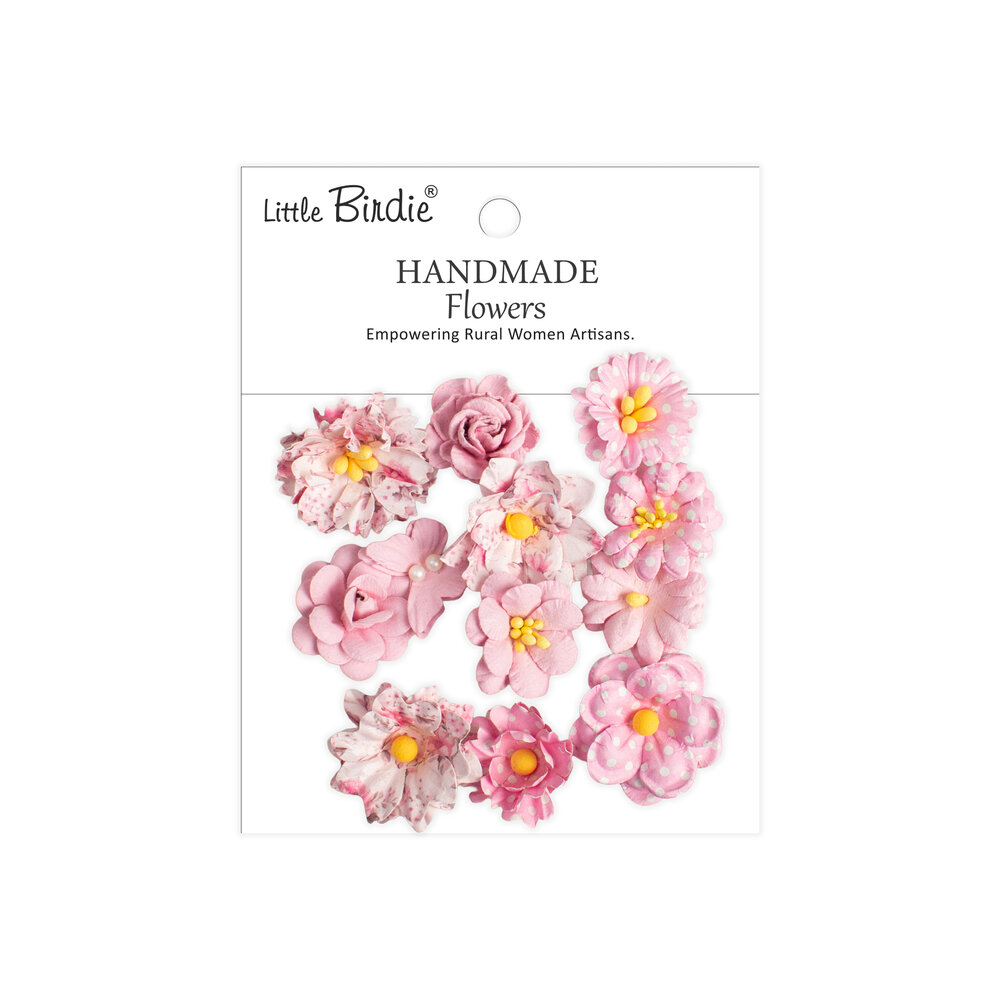 Little Birdie Handmade Printed Paper Flowers Jasper Pink Symphony (6 packs x 12pcs) (CR110162) Little Birdie Handmade Printed Paper Flowers Jasper Pink Symphony (6 packs x 12pcs) (CR110162)