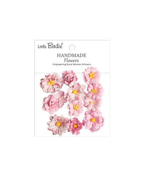 Little Birdie Handmade Printed Paper Flowers Jasper Pink Symphony (6 packs x 12pcs) (CR110162) Little Birdie Handmade Printed Paper Flowers Jasper Pink Symphony (6 packs x 12pcs) (CR110162)