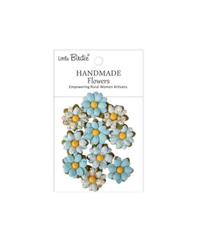 Little Birdie Handmade Printed Paper Flowers Cordelia Blue Symphony (6 packs x 9pcs) (CR110148) Little Birdie Handmade Printed Paper Flowers Cordelia Blue Symphony (6 packs x 9pcs) (CR110148)