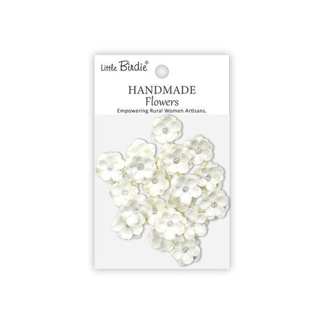 Little Birdie Handmade Flowers Twinkle Ivory Pearl (6 packs x 20pcs) (CR103147)