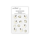 Little Birdie Handmade Flowers Roses & Butterflies Ivory Pearl (6 packs x 12pcs) (CR103304)