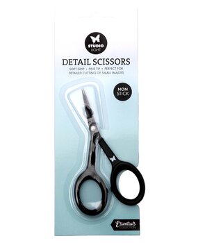 Studio Light Detail Scissors Soft Grip, Fine Tip, Non Stick, 4 Inch Essentials Tools (SL-TO-SCIS03)
