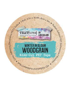 TEXT(ures) Winter in Bloom Kiss-Cut PET Tape Woodgrain (8cmx5m) by Lou Collins (TEXCT0003) TEXT(ures) Winter in Bloom Kiss-Cut PET Tape Woodgrain (8cmx5m) by Lou Collins (TEXCT0003)