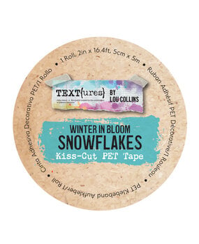TEXT(ures) Winter in Bloom Kiss-Cut PET Tape Snowflakes (5cmx5m) by Lou Collins (TEXCT0002)