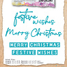 TEXT(ures) Winter in Bloom Craft Die Set Festive Words by Lou Collins (TEXCD0007) TEXT(ures) Winter in Bloom Craft Die Set Festive Words by Lou Collins (TEXCD0007)