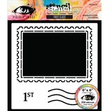 Visible Image Christmas Wrapped Up 6x6 Inch Stencil First Class by Mark Alexander (VIS-FCL-03)
