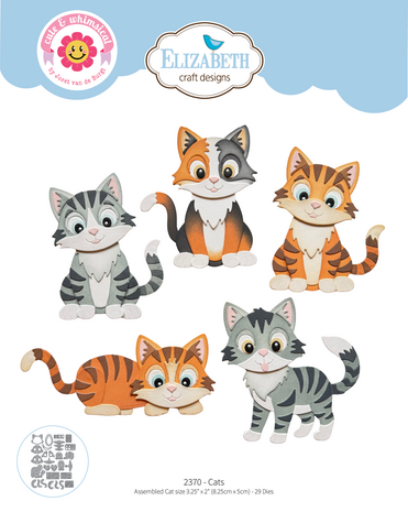 Elizabeth Craft Designs Meet the Cats Die Cats by Cute & Whimsical (2370) Elizabeth Craft Designs Meet the Cats Die Cats by Cute & Whimsical (2370)