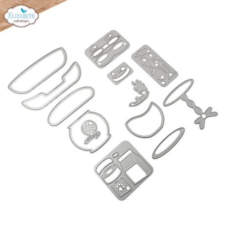 Elizabeth Craft Designs Meet the Cats Die Cat Accessories by Cute & Whimsical (2371) Elizabeth Craft Designs Meet the Cats Die Cat Accessories by Cute & Whimsical (2371)