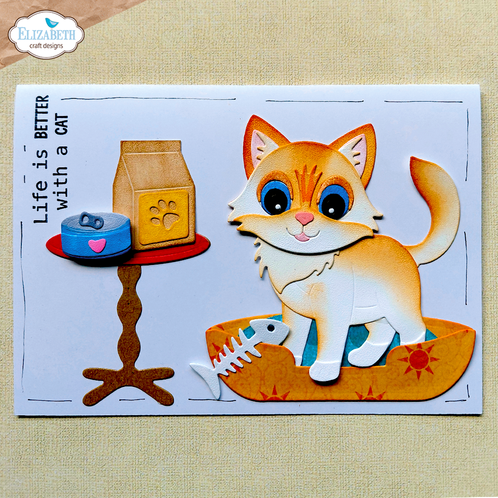 Elizabeth Craft Designs Meet the Cats Die Cat Accessories by Cute & Whimsical (2371) Elizabeth Craft Designs Meet the Cats Die Cat Accessories by Cute & Whimsical (2371)