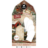 Studio Light Cottage Christmas Tag Paper Pad White (SL-CC-TAGBL14)