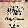 Studio Light Cottage Christmas Clear Stamps Warm Holiday Wishes (SL-CC-STAMP958) Studio Light Cottage Christmas Clear Stamps Warm Holiday Wishes (SL-CC-STAMP958)