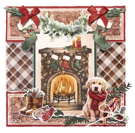Studio Light Cottage Christmas Clear Stamps Fireplace (SL-CC-STAMP957) Studio Light Cottage Christmas Clear Stamps Fireplace (SL-CC-STAMP957)