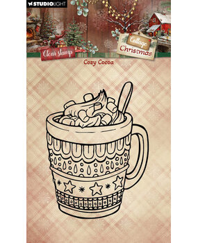 Studio Light Cottage Christmas Clear Stamps Cozy Cocoa (SL-CC-STAMP956)
