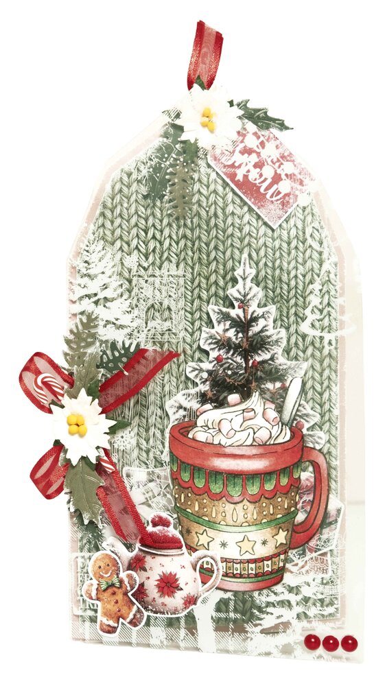 Studio Light Cottage Christmas Clear Stamps Cozy Cocoa (SL-CC-STAMP956)