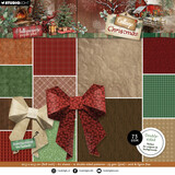 Studio Light Cottage Christmas Multi-Purpose Paper Pad Origami & Backgrounds (SL-CC-DPP486)