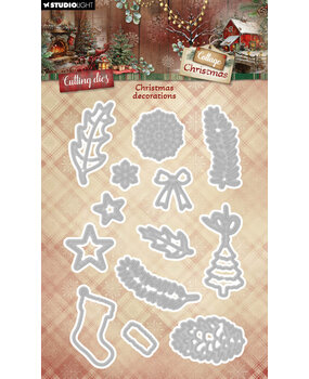 Studio Light Cottage Christmas Cutting Dies Christmas Decorations (SL-CC-CD1116)