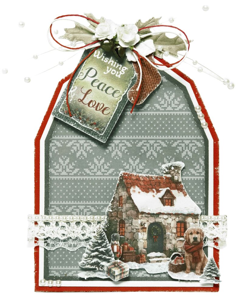 Studio Light Cottage Christmas Cutting Dies Cottage Barn Card (SL-CC-CD1114) Studio Light Cottage Christmas Cutting Dies Cottage Barn Card (SL-CC-CD1114)