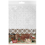 Studio Light Cottage Christmas A5 Acetate Sheets Plaid & Snow (SL-CC-ACS23)