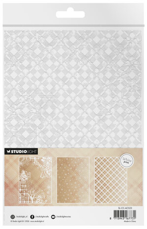 Studio Light Cottage Christmas A5 Acetate Sheets Plaid & Snow (SL-CC-ACS23) Studio Light Cottage Christmas A5 Acetate Sheets Plaid & Snow (SL-CC-ACS23)