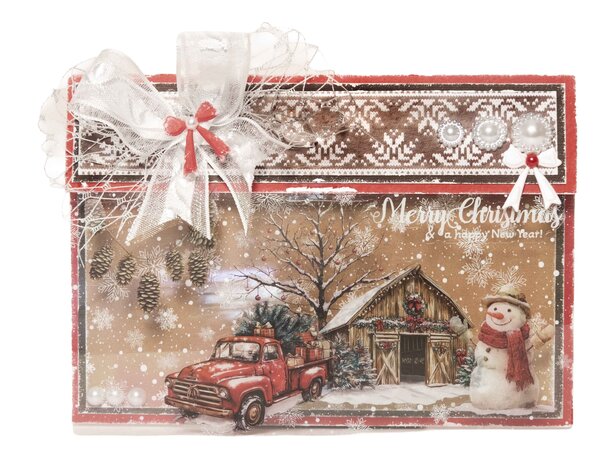 Studio Light Cottage Christmas A5 Acetate Sheets Plaid & Snow (SL-CC-ACS23) Studio Light Cottage Christmas A5 Acetate Sheets Plaid & Snow (SL-CC-ACS23)