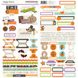 Simple Stories Say Cheese Classic Mouse Halloween Cardstock Stickers Basics (27203)