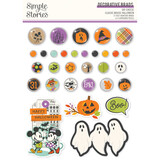 Simple Stories Say Cheese Classic Mouse Halloween Decorative Brads (27222)