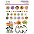 Say Cheese Classic Mouse Halloween Decorative Brads (27222) Say Cheese Classic Mouse Halloween Decorative Brads (27222)